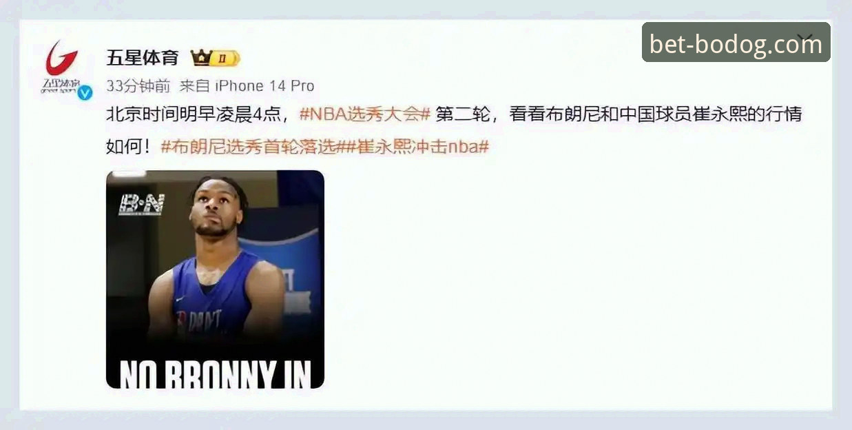 BODOG官方入口攻略 2026NBA选秀三大黑马新秀深度解析